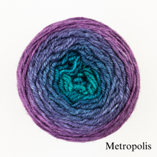 Load image into Gallery viewer, Ombré Elf Hat Knitting Kit | Freia Handpaints Superwash Merino Silk Sport & Knitting Pattern (#301)