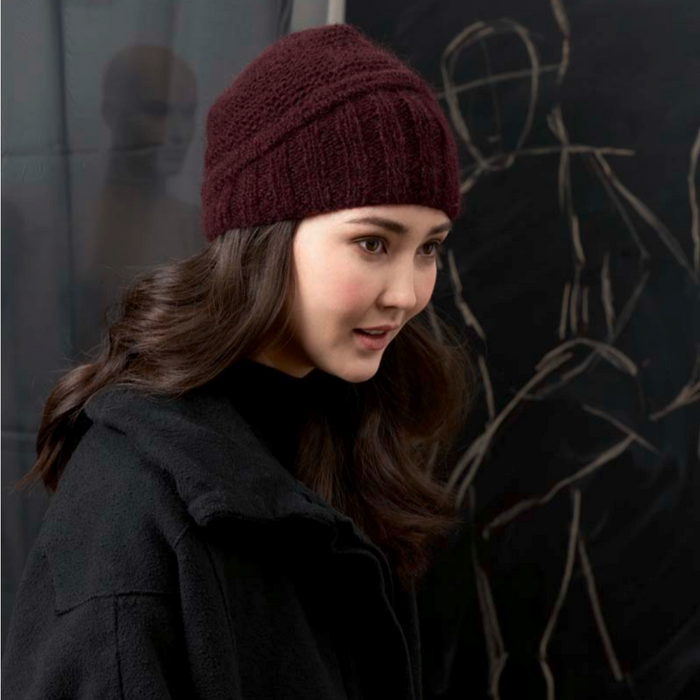 Mutze Hat Knitting Kit | Lang Yarns Malou Light & Knitting Pattern (249-42)