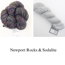 Load image into Gallery viewer, Linen Stitch Cowl Knitting Kit | Tanglewood Cashmere, Road to China Light & Knitting Pattern (#228)