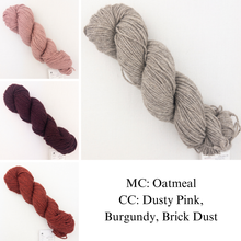 Load image into Gallery viewer, Hug Hug Kiss Kiss Shawl Knitting Kit | mYak Baby Yak Medium