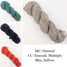 Load image into Gallery viewer, Hug Hug Kiss Kiss Shawl Knitting Kit | mYak Baby Yak Medium