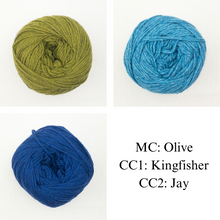 Load image into Gallery viewer, Honey Petal Cardigan Knitting Kit | Queensland United