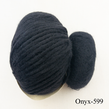 Load image into Gallery viewer, Daydreamer Cardigan Knitting Kit | Juniper Moon Beatrix & Rowan Kidsilk Haze or Lana Grossa Setasuri