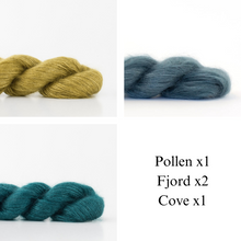 Load image into Gallery viewer, Nuance Cowl Knitting Kit | Madelinetosh Silk Cloud & Knitting Pattern