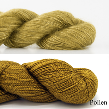 Load image into Gallery viewer, Spectrum Knitting Kit | Madelinetosh Tosh Silk Cloud, Tosh Lunar & Knitting Pattern