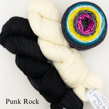 Load image into Gallery viewer, Ombre Woven Scarf Kit | Artyarns Merino Cloud, Freia Superwash Merino Silk Sport & Weaving Pattern (#399)