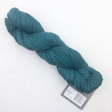 Load image into Gallery viewer, A dark teal skein of The Fibre Co. Road to China Light yarn