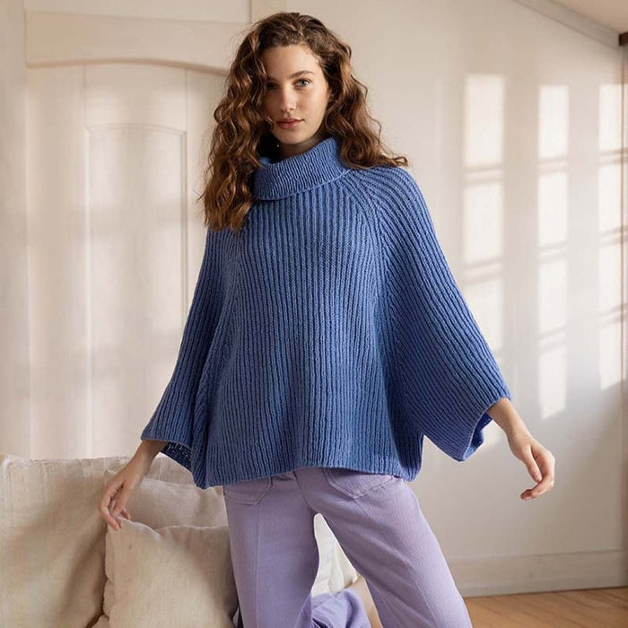 Raha Swoncho Knitting Kit | Lang Yarns Cashmere Premium & Knitting Pattern
