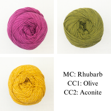 Load image into Gallery viewer, Honey Petal Cardigan Knitting Kit | Queensland United