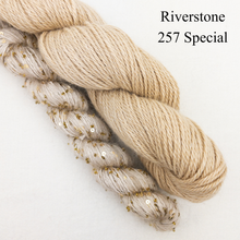 Load image into Gallery viewer, Sparkle Beanie Knitting Kit | The Fibre Company Road to China Light, Artyarns Beaded Mohair and Sequins, & Knitting Pattern (#376)