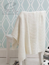 Load image into Gallery viewer, Seraphina Blanket Knitting Kit | Ella Rae Eco Organic Cotton & Knitting Pattern