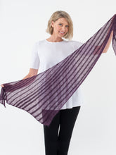 Load image into Gallery viewer, Ossa Shawl Knitting Kit | Madelinetosh Silk Cloud & Shibui Knits Pebble