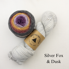 Load image into Gallery viewer, Linen Stitch Cowl Knitting Kit | Madelinetosh Pashmina, Freia Handpaints Superwash Merino Silk Sport & Knitting Pattern (#228)