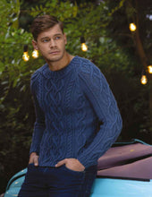 Load image into Gallery viewer, Skyler Sweater Knitting Kit | Ella Rae Cashmereno Aran & Knitting Pattern