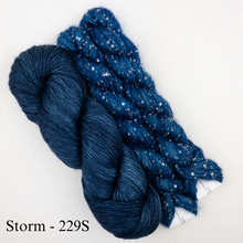 Load image into Gallery viewer, Windowpane Cowl (Long & Twisted Version) Knitting Kit | Hand Maiden Camelspin, Artyarns Beaded Mohair and Sequins & Knitting Pattern (#291)