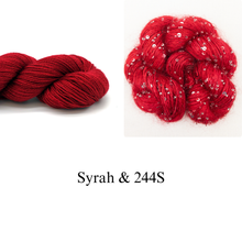 Load image into Gallery viewer, Windowpane Cowl (Short & Stout Version) Knitting Kit | Shibui Lunar, Artyarns Beaded Mohair and Sequins & Knitting Pattern (#291)