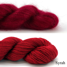 Load image into Gallery viewer, Spectrum Knitting Kit | Madelinetosh Tosh Silk Cloud, Tosh Lunar & Knitting Pattern