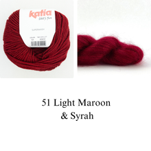 Load image into Gallery viewer, Cardigan No. 9 Knitting Kit | Katia Merino Aran & Madelinetosh Silk Cloud