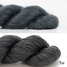 Load image into Gallery viewer, Spectrum Knitting Kit | Madelinetosh Tosh Silk Cloud, Tosh Lunar & Knitting Pattern
