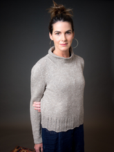 Load image into Gallery viewer, Tumbledown Cove Pullover Knitting Kit | The Fibre Company Acadia
