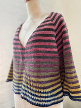 Load image into Gallery viewer, Ursina Pullover Knitting Kit | Freia Handpaints Superwash Merino Silk Sport