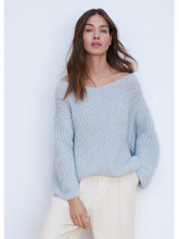 Load image into Gallery viewer, Setasuri V-Pullover Knitting Kit | Lana Grossa Setasuri & Knitting Pattern