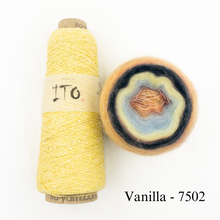 Load image into Gallery viewer, Shibui Spectrum Scarf Knitting Kit | Ito Kinu, Artyarns Mohair Ombre & Knitting Pattern