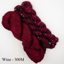 Load image into Gallery viewer, Windowpane Cowl (Long & Twisted Version) Knitting Kit | Hand Maiden Camelspin, Artyarns Beaded Mohair and Sequins & Knitting Pattern (#291)