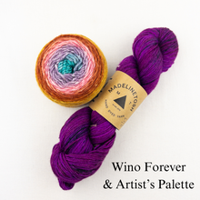 Load image into Gallery viewer, Linen Stitch Cowl Knitting Kit | Madelinetosh Pashmina, Freia Handpaints Superwash Merino Silk Sport & Knitting Pattern (#228)