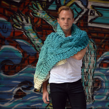 Load image into Gallery viewer, You Look Gradient Scarf Knitting Kit | Freia Handpaints Plush