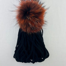 Load image into Gallery viewer, Phat Pompom Scarf - Zermatt Knitting Kit | String Yarns and Atelier Raccoon Pompoms (#382)