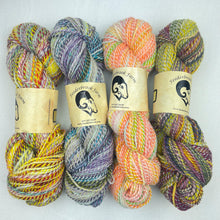 Load image into Gallery viewer, Nightshift Shawl Knitting Kit | Feederbrook Farm Entropy Superwash Merino DK