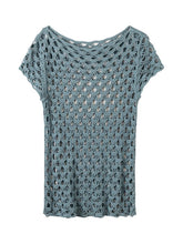 Load image into Gallery viewer, Summer Tunic Crochet Kit | Lana Grossa Solo Lino & Crochet Pattern (10-06)