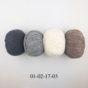 Gradient Throw Knitting Kit | Fine Donegal Tweed & Kathmandu Lace & Knitting Pattern (#337)