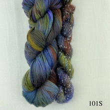 Load image into Gallery viewer, Artyarns 400 Yard Shawl Knitting Kit | Artyarns Merino Cloud, Beaded Mohair and Sequins & Knitting Pattern