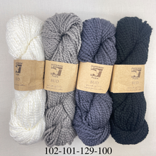 Load image into Gallery viewer, Crochet Chevron Baby Blanket Kit | Juniper Moon Bud Cotton & Crochet Pattern (#259B)