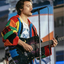 Load image into Gallery viewer, Colour Block Patchwork Cardigan Knitting Kit | Cascade 128 Superwash or Lamb's Pride Bulky & Knitting Pattern