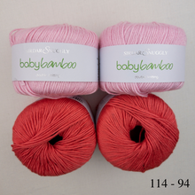 Load image into Gallery viewer, Bamboo Kerchief Knitting Kit | Sirdar Snuggly Baby Bamboo & Knitting Pattern (#346)