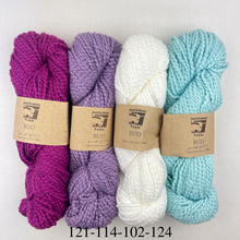 Load image into Gallery viewer, Crochet Chevron Baby Blanket Kit | Juniper Moon Bud Cotton & Crochet Pattern (#259B)