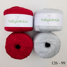 Load image into Gallery viewer, Bamboo Kerchief Knitting Kit | Sirdar Snuggly Baby Bamboo & Knitting Pattern (#346)