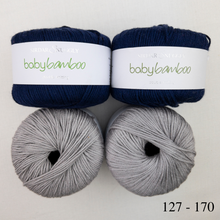 Load image into Gallery viewer, Bamboo Kerchief Knitting Kit | Sirdar Snuggly Baby Bamboo & Knitting Pattern (#346)