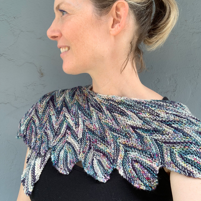 Pincha Shawl Knitting Kit | Dream in Color Smooshy with Cashmere