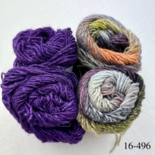 Load image into Gallery viewer, Color Block Scarf Knitting Kit | Noro Silk Garden & Knitting Pattern (#93B)
