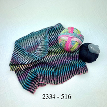 Load image into Gallery viewer, Linen Stitch Cowl (Cardiff & Zauberball version) Knitting Kit | Cardiff Cashmere Small, Zauberball Crazy & Knitting Pattern (#228)