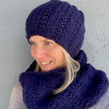 Load image into Gallery viewer, Cristina Hat & Cowl Knitting Kit | Mirasol Ushya & Knitting Pattern