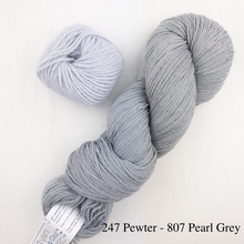 Load image into Gallery viewer, Angora Horizontal Ribbed Cowl (small version) Knitting Kit | Galler Belangor, Artyarns Merino Cloud, & Knitting Pattern (#316)