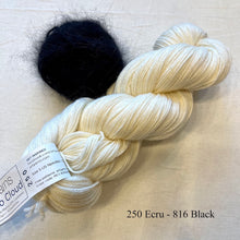 Load image into Gallery viewer, Angora Horizontal Ribbed Cowl (small version) Knitting Kit | Galler Belangor, Artyarns Merino Cloud, & Knitting Pattern (#316)