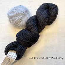Load image into Gallery viewer, Angora Horizontal Ribbed Cowl (small version) Knitting Kit | Galler Belangor, Artyarns Merino Cloud, & Knitting Pattern (#316)