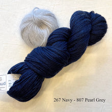 Load image into Gallery viewer, Angora Horizontal Ribbed Cowl (small version) Knitting Kit | Galler Belangor, Artyarns Merino Cloud, & Knitting Pattern (#316)