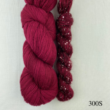 Load image into Gallery viewer, Artyarns 400 Yard Shawl Knitting Kit | Artyarns Merino Cloud, Beaded Mohair and Sequins & Knitting Pattern